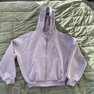 XS Comfrt Pastel Zip-Up Hoodie in Lavender 💜